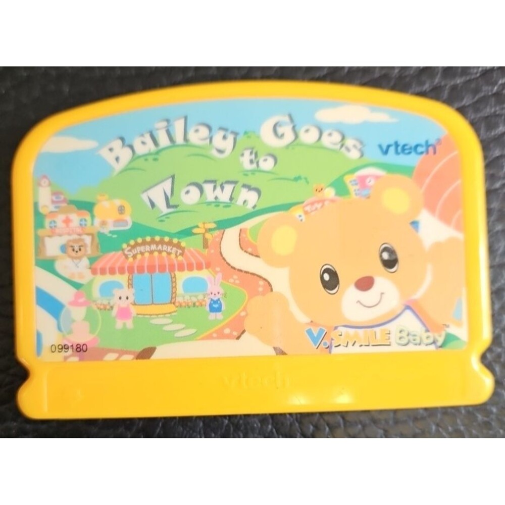 Vtech Vsmile Baby Bailey Goes to Town Game Cartridge